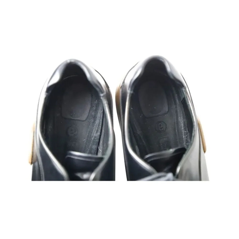 Prada Platform Brogues in Black Leather - Picture 2 of 10